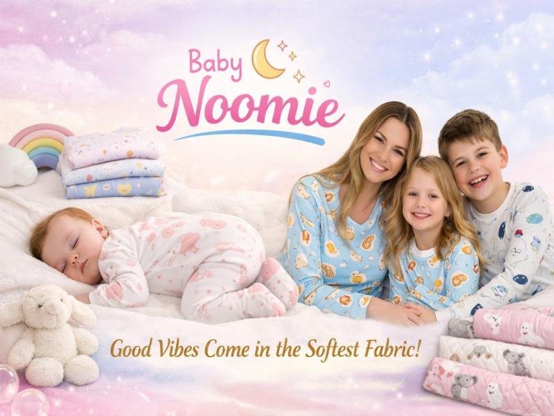 Baby Noomie Premium Pima Cotton Baby Clothes Soft Hypoallergenic Kids Clothing And Luxury Sleepwear